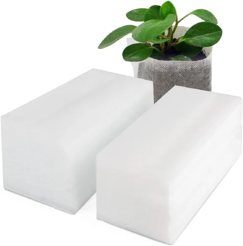 Miniatura 14 de 100 bolsas de vivero para plantas – 7.87 x 13.77 pulgadas, bolsas transpirables de cultivo de plantas, macetas de tela para cultivo de plantas