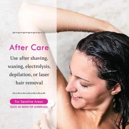 Miniatura 3 de Bikini Zone Crema medicada para después del afeitado, deja de afeitarse instantáneamente, irritación y picazón, crema de fórmula suave para áreas