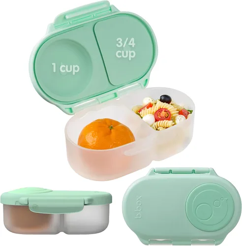 Miniatura 14 de b.box Batman Snack Box - Recipientes a prueba de fugas de 2 compartimentos para niños, mini caja Bento para niños y niños pequeños, contenedores