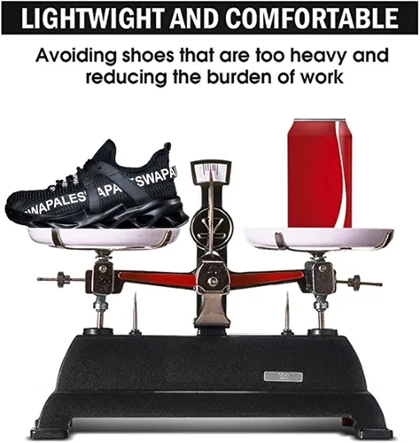Miniatura 6 de Zapatos de seguridad para el trabajo para hombres y mujeres, zapatos de trabajo de construcción para senderismo, senderos y tenis.
