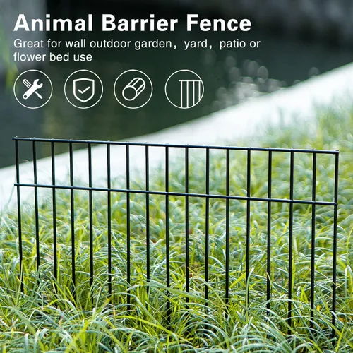 Miniatura 8 de Adavin Valla de barrera para animales pequeños o medianos, paquete de 10 unidades de 20 pulgadas de largo x 10 pulgadas de alto, valla de jardín