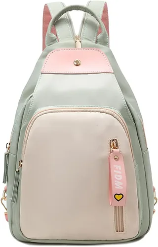 zhongningyifeng Mochila pequeña para mujer, mini mochila de viaje de nailon, bolsa de hombro, bonita y ligera para mujer