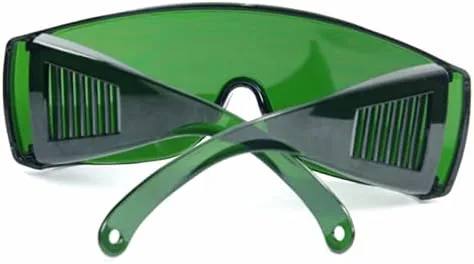 Miniatura 4 de Gafas de seguridad láser 200-450nm y 800-2000nm 405nm OD4+450nm 808nm 1064nm YAG gafas protectoras con caja