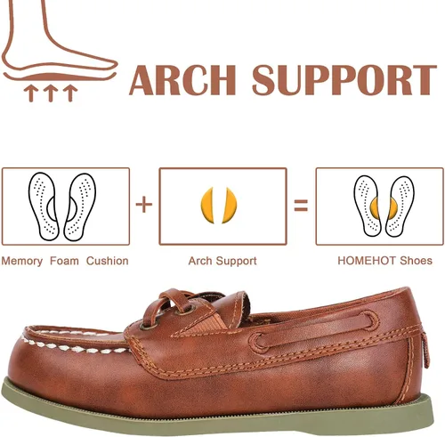 Miniatura 4 de HOMEHOT Zapatos de vestir para niños zapatos casuales para la escuela mocasines para niños niños pequeñosniños grandes