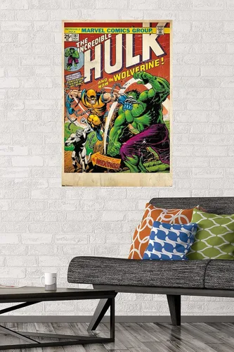 Miniatura 2 de 24x36 Marvel Comics Wolverine - Póster de pared con cubierta, 36 pulgadas de largo x 24 pulgadas de ancho, versión sin marco