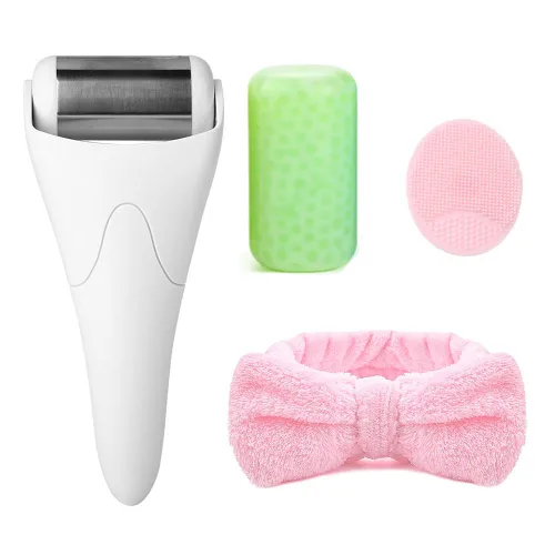 Miniatura 9 de Rodillo de hielo para moldeador facial, masajeador facial, herramientas para el cuidado de la piel para antiarrugas, hielo frío, rodillo facial
