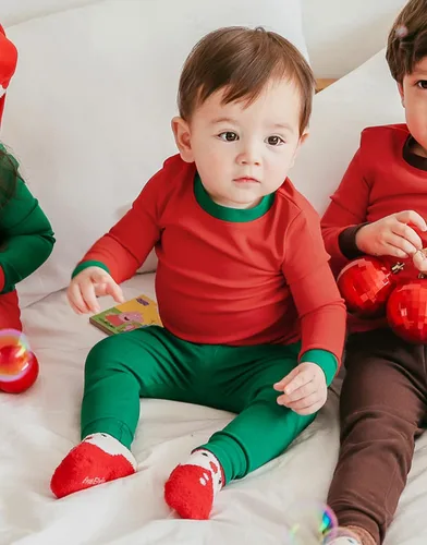 Miniatura 67 de VAENAIT BABY Infant Toddler Kids Adult Couple Family Matching Women Men Christmas Pjs Xmas Holiday Buffalo Plaid Pajama Set