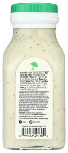 Miniatura 2 de 365 by Whole Foods Market, Dressing Ranch Vegano Orgánico, 12 Fl Oz