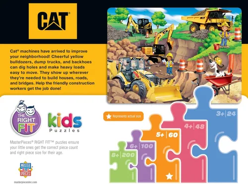 Miniatura 3 de MasterPieces Rompecabezas de 60 piezas para niños, día del gato en la cantera, 14 x 19 pulgadas