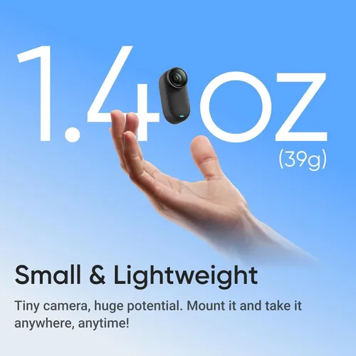 Miniatura 2 de Insta360 Cámara de acción GO 3S 4K edición estándar, color negro medianoche, 64 GB