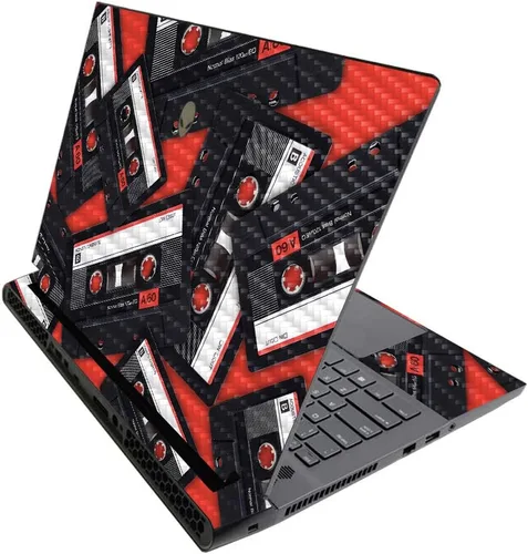 Miniatura 463 de MightySkins - Skin brillante con purpurina para Alienware M17 R3 (2020) y M17 R4 (2021) - Diversión de los años 90 Acabado duradero con purpurina