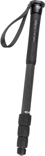SLIK PRO Pod CF-834 Monopod de fibra de carbono de 64 pulgadas de alto (618-834) - Se pliega hasta 19 pulgadas, pesa 1.1 libras, soporta 13 libras,