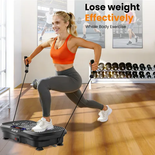 Miniatura 5 de AXV Vibration Plate Fitness Platform Exercise Machine Vibrating Shaking Full Body Shaker Workout Vibrate Stand Shake Board Sport for Weight Loss Fat