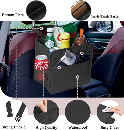Miniatura 3 de Organizador de asiento de automóvil, organizador de asiento trasero de automóvil, organizador de asiento trasero de automóvil impermeable