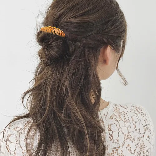Miniatura 4 de Juego de 9 peines laterales de plástico para el cabello con 11/23/29 dientes, peine giratorio francés, accesorios para el cabello de estilo simple