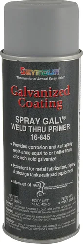 Miniatura 3 de Seymour 16-1445 Pintura en aerosol de recubrimientos galvanizados, imprimación galvanizada en frío, 15 onzas (paquete de 1)