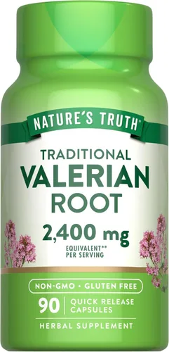 Nature's Truth Raíz de Valeriana 1200 mg Suplemento 90 ea (Paquete de 3)