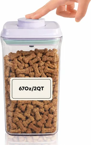 Miniatura 13 de Bop Top - Recipientes herméticos de almacenamiento de alimentos con tapa, paquete múltiple Juegos de recipientes de cocina Recipiente hermético