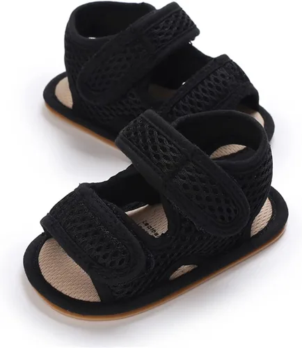 Miniatura 4 de RVROVIC Sandalias para bebés niños y niñas, zapatos de verano de primera calidad para exteriores, ligeras, suaves, antideslizantes, suela para niños