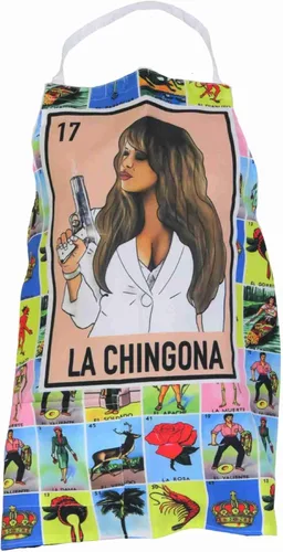 Miniatura 5 de Leos Imports Loteria Card - Delantal de bingo mexicano con bolsillos