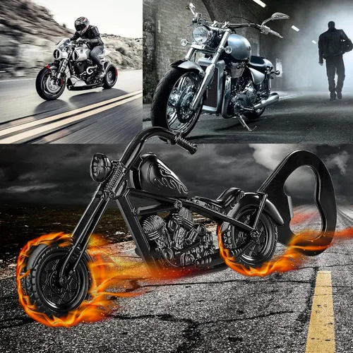 Miniatura 9 de Abrebotellas de cerveza para motocicletas, regalos de cumpleaños y Navidad para hombres, mujeres, marido, novio, regalos de cerveza para hombres