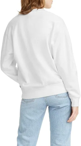 Miniatura 2 de Levi's Sudadera de cuello redondo estándar con estampado gráfico de talla grande para mujer
