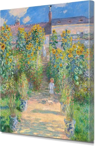 Miniatura 51 de IPIC - Reproducción artística de los lirios de agua de Claude Monet 1906, impresiones giclée coinciden con el marco dorado clásico, arte de pared
