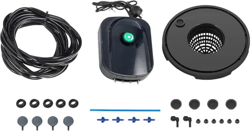 Miniatura 12 de VEVOR Sistema Hidropónico DWC, 5 Galones 4 Cubetas, Cubo de Cultivo de Agua Profunda, Kit de Cultivo Hidropónico con Bomba, Piedra de Aire