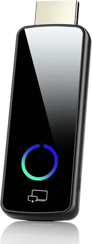 Adaptador Dongle de pantalla inalámbrica actualizado 2026, transmisor portátil 4K HDMI Streaming, AirPlay/Miracast, WiFi de 5 GHz, Plug & Play para
