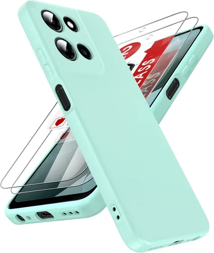 Miniatura 104 de LeYi Funda para Motorola Moto G Play 4G 2024: Funda para Moto G Play 4G 2024 con funda delgada y antiarañazos, silicona líquida a prueba de golpes
