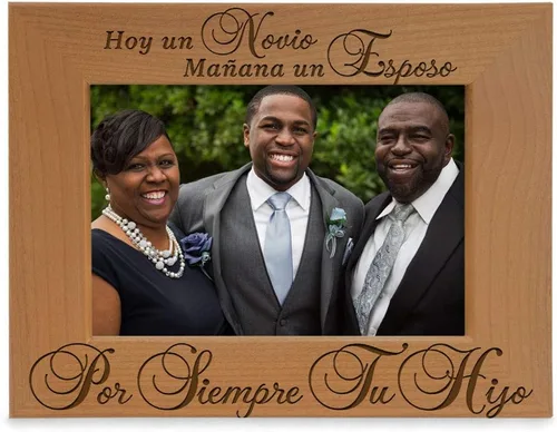 KATE POSH - Regalos en español para madre del novio, regalos en español para padre del novio, regalos en español Hoy un Novio, regalos de boda en