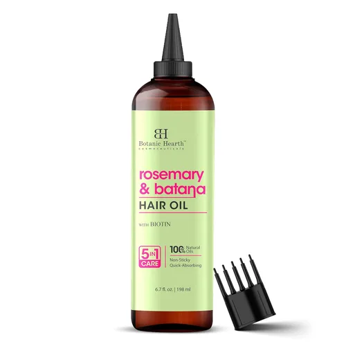 Miniatura 8 de Botanic Hearth Aceite de biotina para el crecimiento del cabello y aceites de tratamiento capilar Tratamiento fortalecedor seco, encrespado