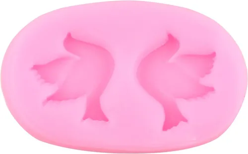 Miniatura 9 de Mujiang Moldes de silicona cruzados para decoración de pasteles de bautismo, molde de cruz, molde de comunión, paloma para fondant, para bautismo