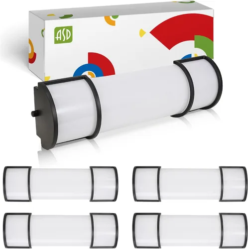 Miniatura 38 de ASD Lámpara LED de montaje empotrado de 18 pulgadas, interruptor de 20 W, 120 V, 1650 lúmenes, 3000 K/4000 K/5000 K, regulable, no parpadea, Energy
