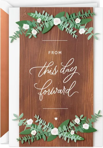 Miniatura 7 de Tarjeta de boda Hallmark Signature (Just the Beginning)