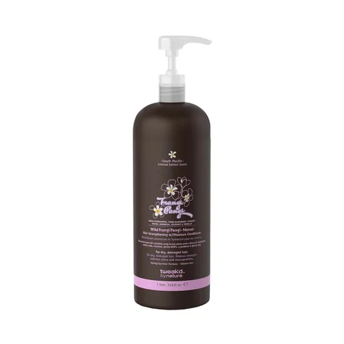 Tweak'd by Nature - Restore Frangi Pangi-Monoi acondicionador fortalecedor del cabello, acondicionador profundo sin sulfatos para cabello seco y