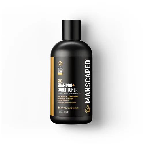 Miniatura 11 de MANSCAPED® Champú y acondicionador 2 en 1, fórmula UltraPremium infundida con algas marinas, agua de coco, aloe para nutrir e hidratar el cabello