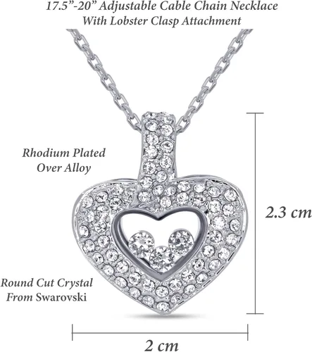 Miniatura 24 de TRYNDI Collar - Regalos para esposa del marido: Navidad, aniversario, ideas de cumpleaños; regalos románticos para ella