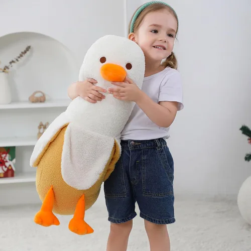 Miniatura 3 de OurHonor Peluche de pato de plátano de 19.6 pulgadas, bonito peluche de plátano, regalo para niñas, niños, novias, adultos, decoración de habitación