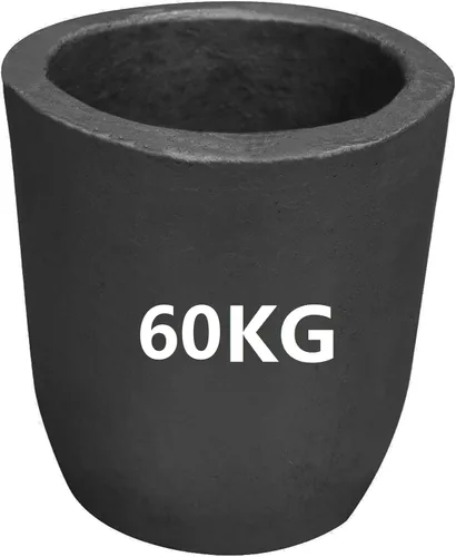 Miniatura 7 de LSMIITTH Crisol de grafito de arcilla de 35 lbs/16 kg para fundición de metal crisol de refinación de aluminio plata cobre latón oro - # 16 Crisol
