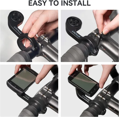 Miniatura 5 de CYCPLUS Soporte delantero para bicicleta diseñado para todos los ordenadores de ciclismo, Garmin Edge 520 530 820 830 1000 GPS y otros modelos