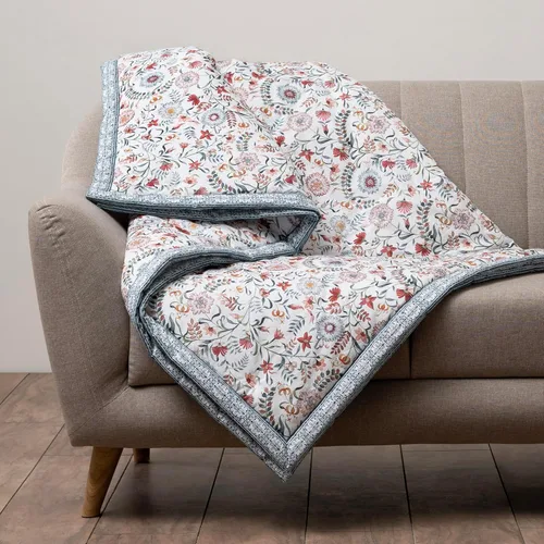Miniatura 33 de Maison d' Hermine Manta para sofá, ligera y suave, cálida y transpirable, de algodón, para cama, para niñas, niños, mujeres, hombres, regalos, sofá