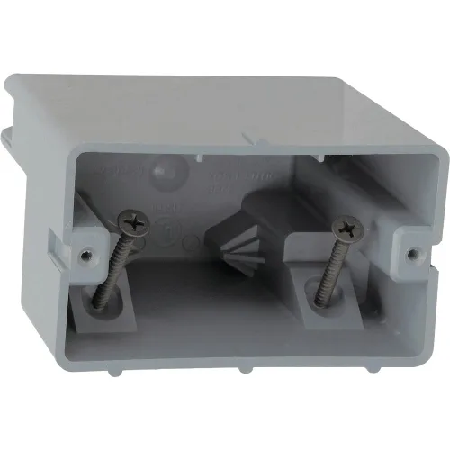 Miniatura 20 de Southwire MSBMMT1G Caja de dispositivo de montaje múltiple de 1 banda con profundidad ajustable; resistente 42 libras