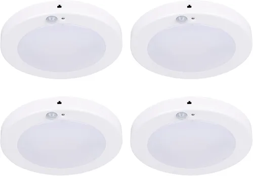 Miniatura 10 de LIT-PaTH Lámpara LED de techo empotrada, accesorio de iluminación de armario con sensor de movimiento y del atardecer al amanecer, 10.5 W, 800