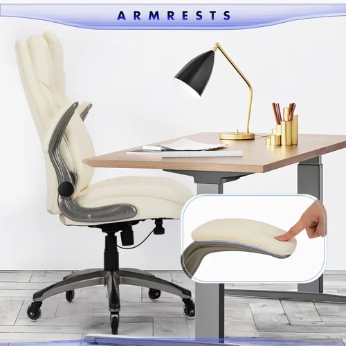 Miniatura 7 de Silla de oficina ejecutiva, silla ergonómica de escritorio para computadora con ruedas mejoradas para giratoria, silla de oficina con respaldo alto
