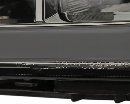 Miniatura 9 de SPEC-D TUNING Faros ahumados con barra LED Compatibles con GMC Sierra 1500, 2500HD, 3500HD 2007-2013, Juego de lámparas delanteras izquierda + Lente