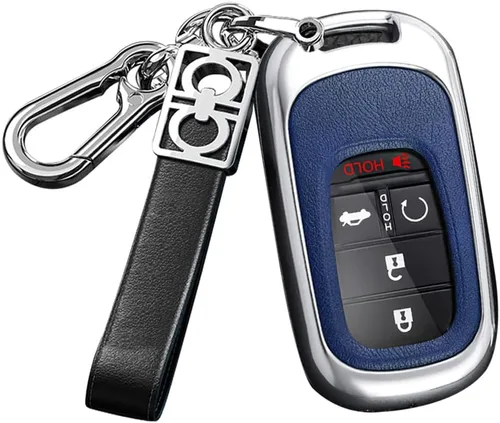 Miniatura 12 de ontto Funda inteligente para llave de automóvil inteligente para Honda Accord Civic HR-V CR-V Pilot Sport SI EX EX-L Touring 2022 2023, protector