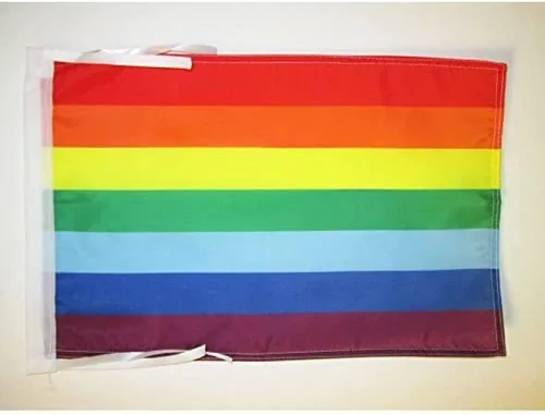 Miniatura 1308 de Bandera de México AZ FLAG, 45.7 x 30.5 cm, con cordones - Pequeñas banderas mexicanas de 30 x 45 cm - Bandera de 45.7 x 30.5 cm