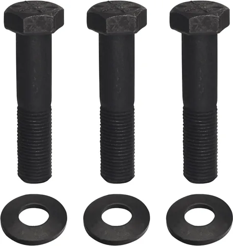 Miniatura 8 de Paquete de 3 pernos de repuesto 109-9220 3213-6 12633 de hoja compatibles con cortacésped Exmark Lazer Z AS CT XS de giro cero (1/2-20 x 2-1/4)