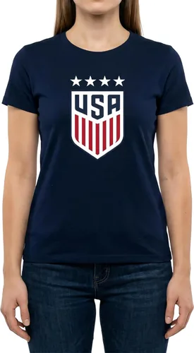 Miniatura 2 de Icon Sports Camiseta de algodón con licencia oficial del equipo nacional de fútbol femenino de EE. UU. - Mujeres - 67WCT